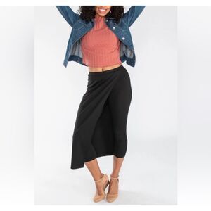 Betabrand Black The Sassiest Yoga Pant Skort